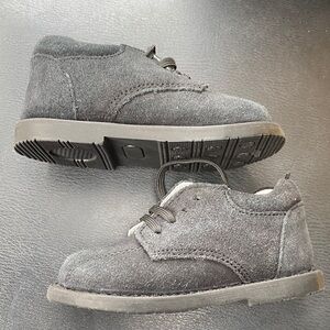 Liberty Zeno Kids Black Suede Dress Shoes